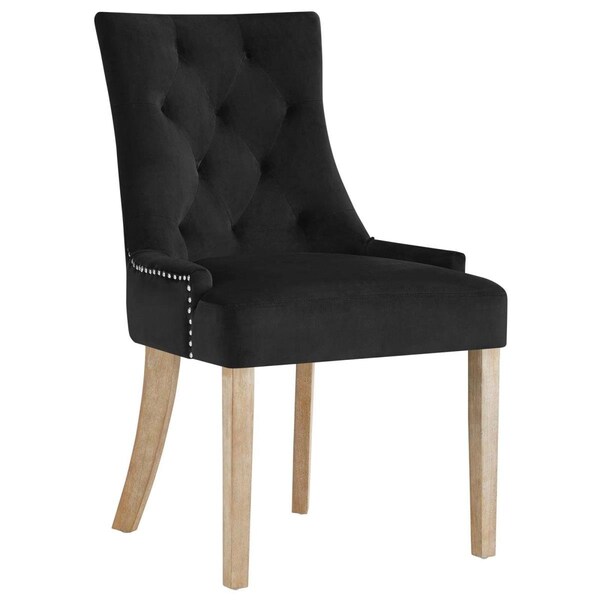 Modway Furniture Pose Upholstered Fabric Dining Chair, Black - EEI-2577-BLK