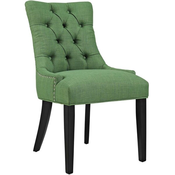 Modway Furniture 36 H x 22 W x 25 L in. Regent Fabric Dining Chair, Green - EEI-2223-GRN
