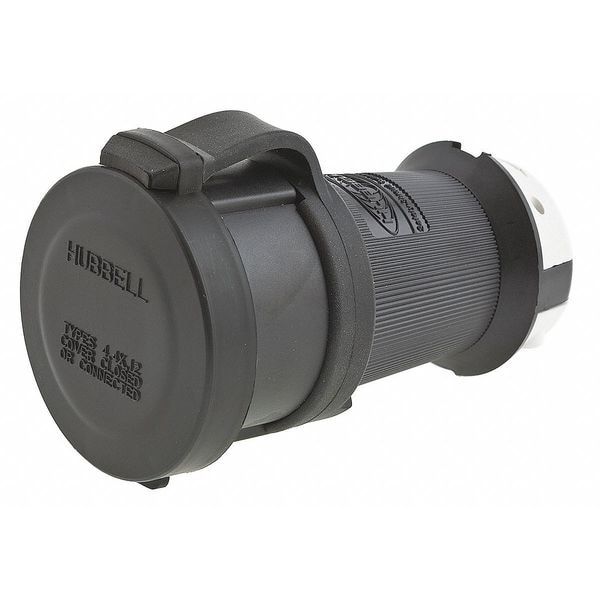 Hubbell 20A Watertight Twist-Lock Connector 2P 3W 277VAC L7-20R - HBL2333SW