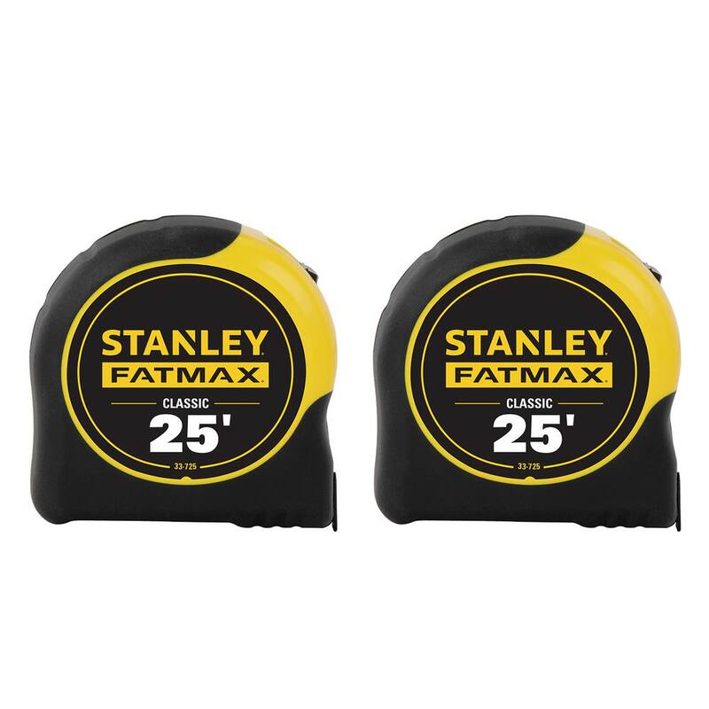 Stanley 25 ft. FATMAX Tape Measure (2-Pack) - FMHT74038D