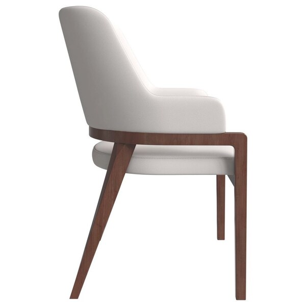 Leisuremod Ethora Collection Modern Wooden Dining Chair in Light Taupe - EC22LT