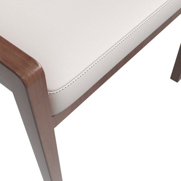 Leisuremod Ethora Collection Modern Wooden Dining Chair in Light Taupe - EC22LT