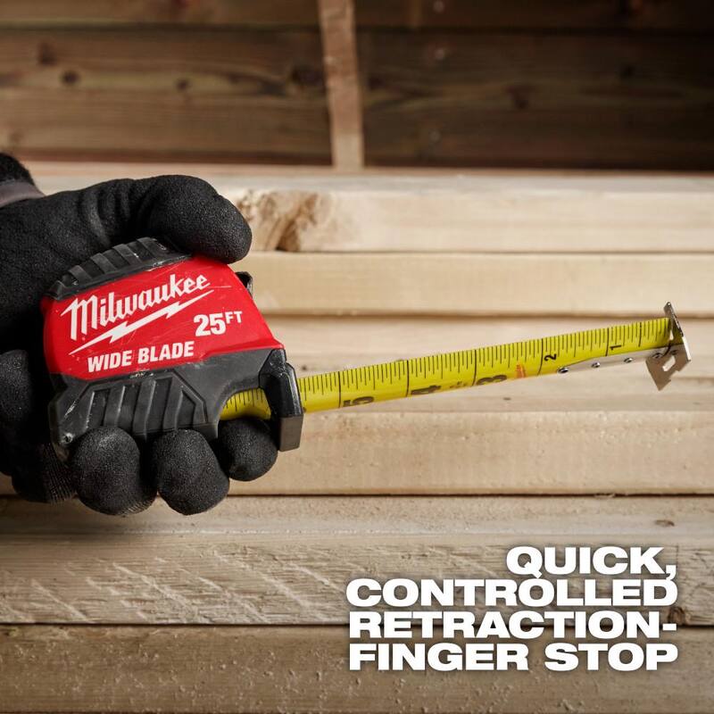 Milwaukee 35ft Wide Blade Tape Measure - 48-22-1235