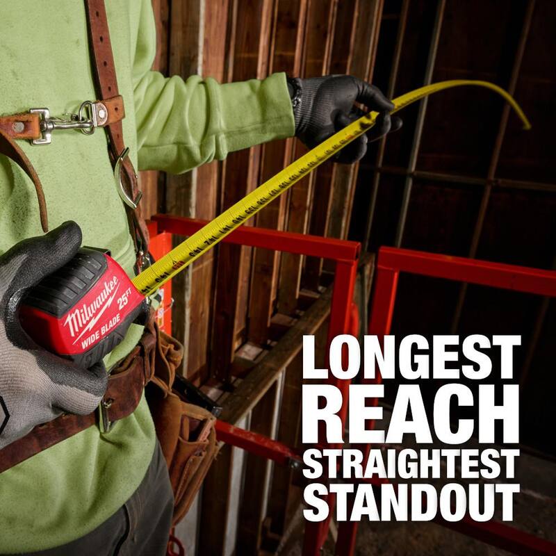 Milwaukee 35ft Wide Blade Tape Measure - 48-22-1235