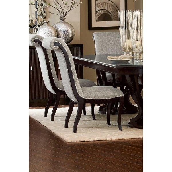 Made4Mattress 42 x 31.25 x 23.5 in. Savion Side Chair - Espresso - MA2987201