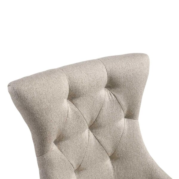 Acme Upholstered Dining Side Chair in Reclaimed Gray, 2PK - ER-0108GY