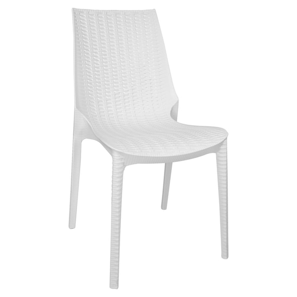 Kd Americana Kent Outdoor Dining Chair, White - KD3029568