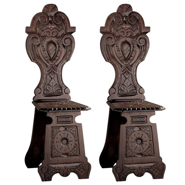 Design Toscano DeMedici Palace Renaissance Chair, PK 2 - AF901