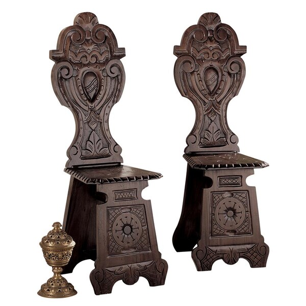 Design Toscano DeMedici Palace Renaissance Chair, PK 2 - AF901