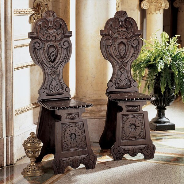 Design Toscano DeMedici Palace Renaissance Chair, PK 2 - AF901