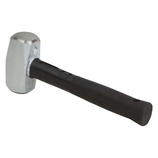 Westward Club Hammer, 2-1/2 lb., 12 In, Rubber/Steel - 22XP73