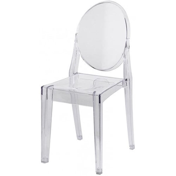 Chesterfield Leather RPC-Kage-CL-4 Clear Armless Kage Polycarbonate Chair - 35.5 in., 4PK - CH1549279