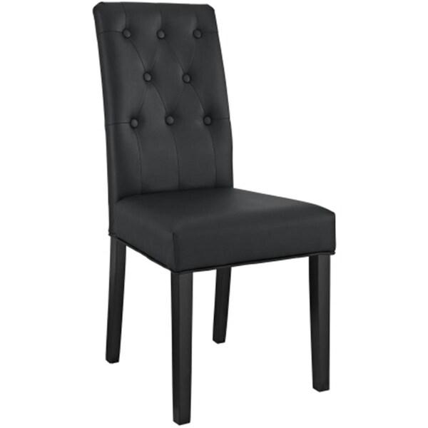 East End Imports Confer Dining Side Chair- Black - EEI-1382-BLK