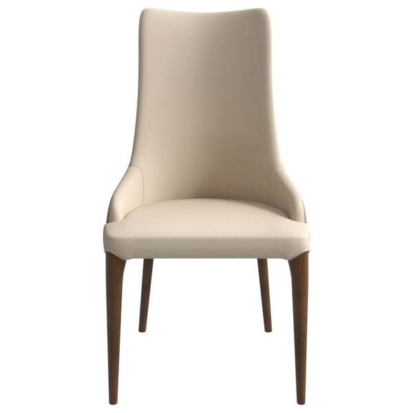 Leisuremod Elm Collection Modern Wooden Dining Chair In Taupe - EC23TP