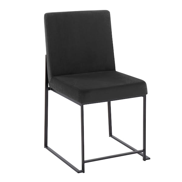 Lumisource High Back Fuji Dining Chair - Set of 2 PR - DC-HBFUJI BKVBK2