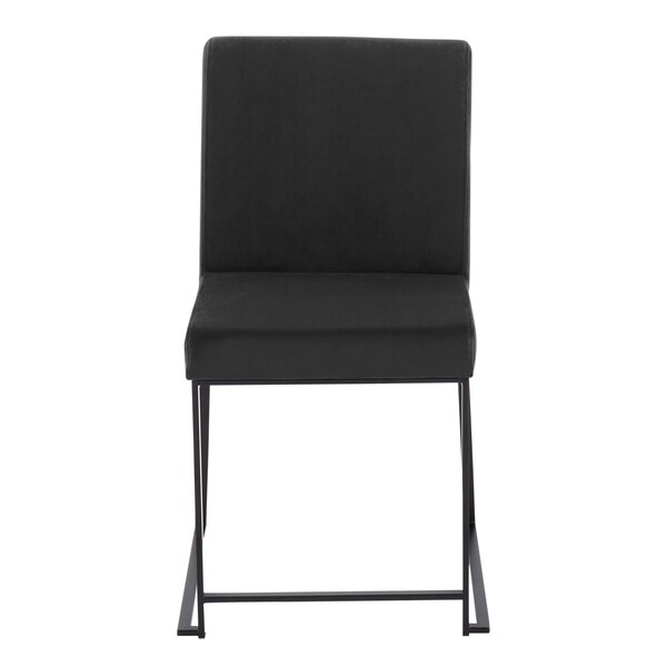 Lumisource High Back Fuji Dining Chair - Set of 2 PR - DC-HBFUJI BKVBK2