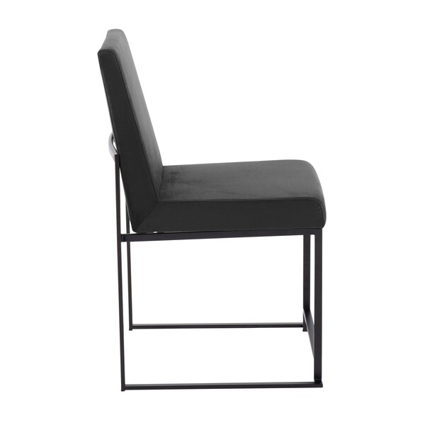 Lumisource High Back Fuji Dining Chair - Set of 2 PR - DC-HBFUJI BKVBK2