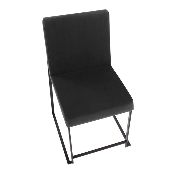 Lumisource High Back Fuji Dining Chair - Set of 2 PR - DC-HBFUJI BKVBK2