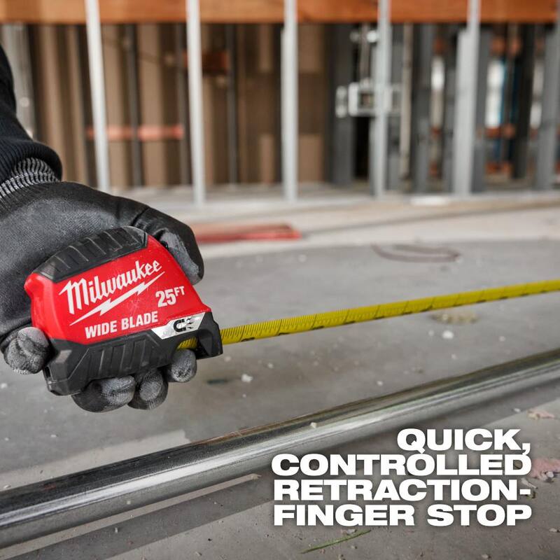 Milwaukee 16ft Wide Blade Magnetic Tape Measure - 48-22-1216M