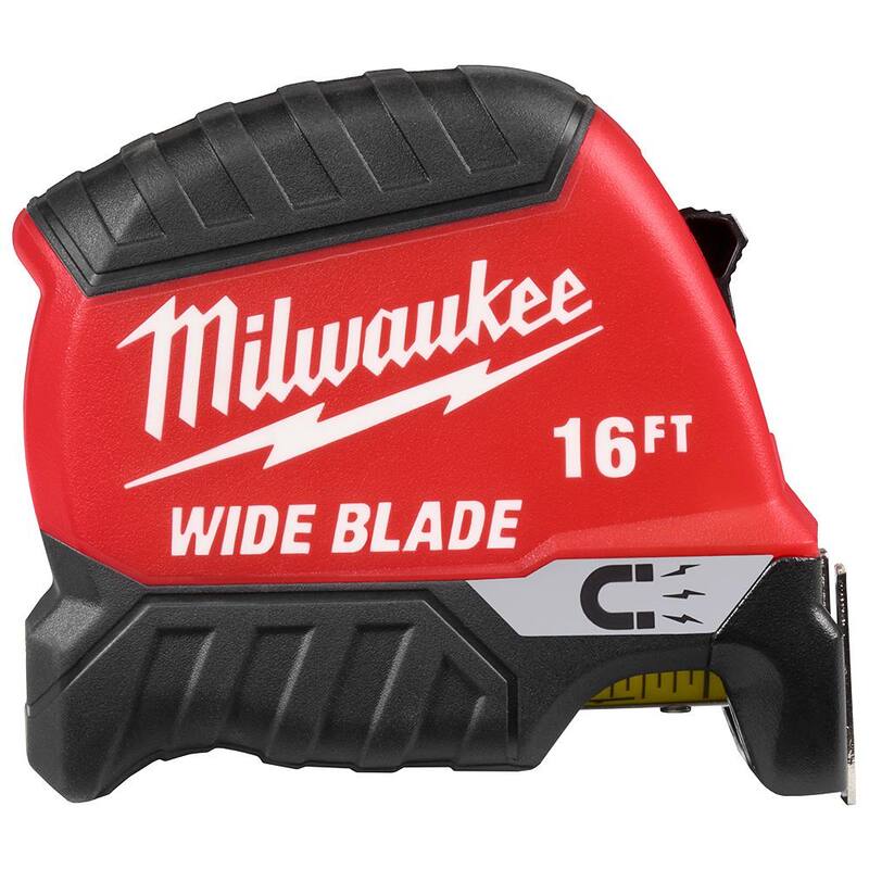 Milwaukee 16ft Wide Blade Magnetic Tape Measure - 48-22-1216M