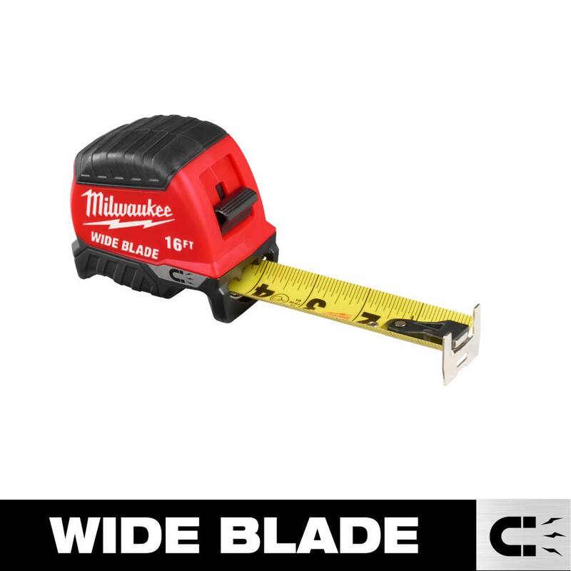 Milwaukee 16ft Wide Blade Magnetic Tape Measure - 48-22-1216M