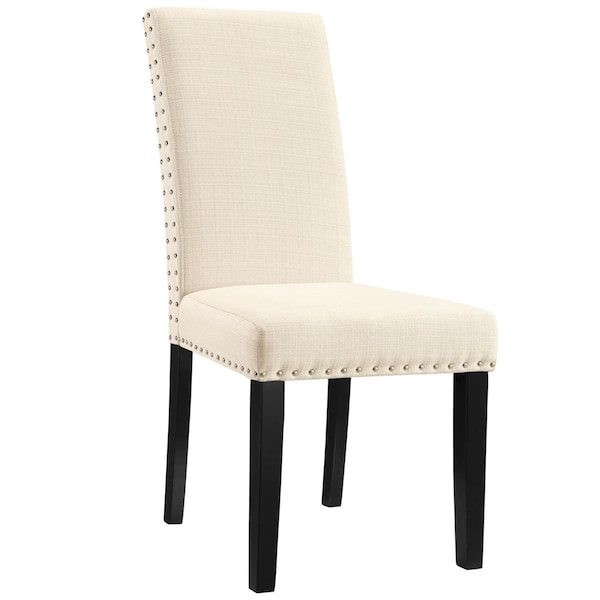 Modway Furniture Parcel Dining Fabric Side Chair, Beige - EEI-1384-BEI
