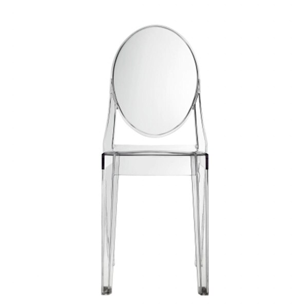 East End Imports Casper Side Chair in Clear - EEI-122-CLR