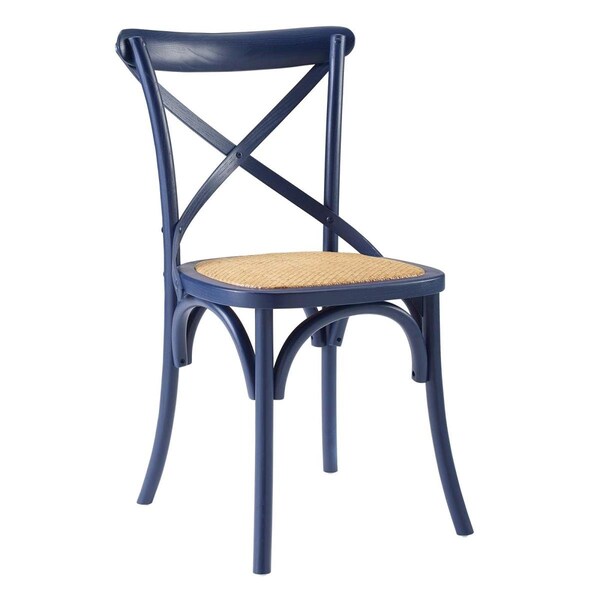 Modway Furniture Gear Dining Side Chair - Midnight Blue - EEI-1541-MID
