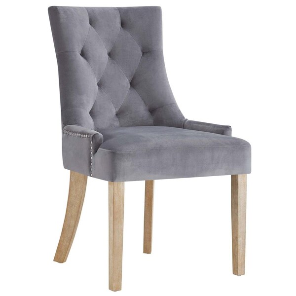 Modway Furniture Pose Upholstered Fabric Dining Chair, Gray - EEI-2577-GRY