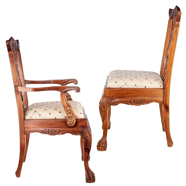 Design Toscano English Chippendale Chairs, PK 6 - AF91008