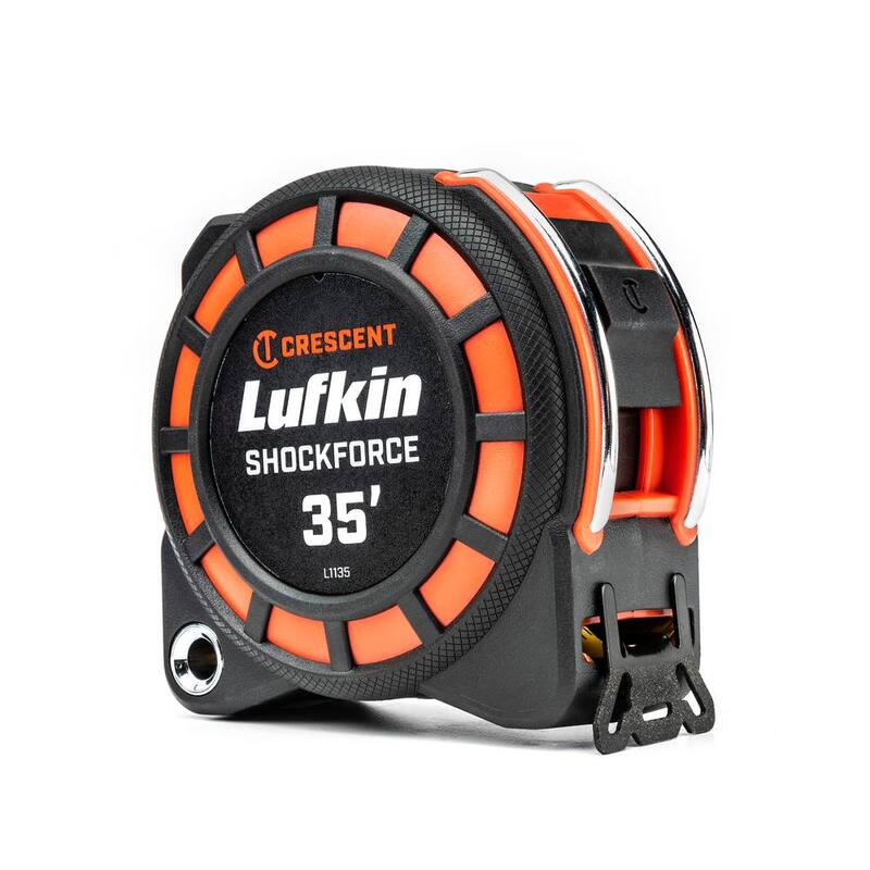 Crescent Lufkin 1-3/16 in. x 35 ft. Shockforce G1 Dual-Sided Tape Measure - L1135-02