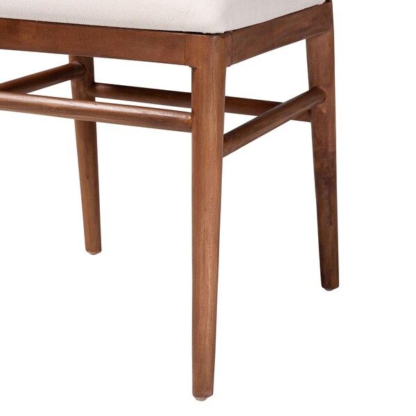Bali & Pari Nadim Modern Bohemian Natural Seagrass and Acacia Wood 2-Piece Dining Chair Set, PR - 242-2PC-13487-ZORO