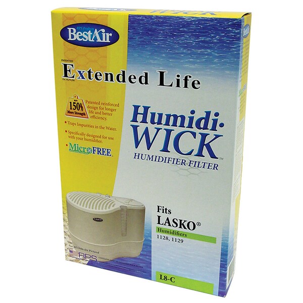 Extended Life BestAir Humidifier Wick 1 pk For Fits for Lasko natural cascade models 1128/1129/ 9930 THF8 - L8