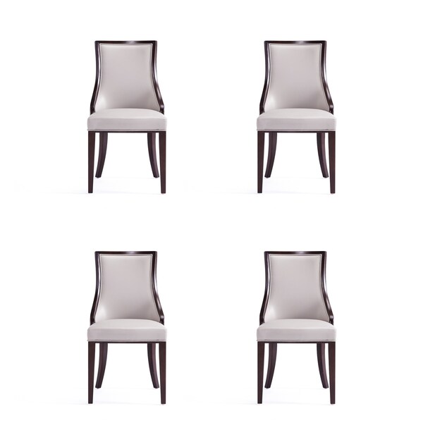 Manhattan Comfort Traditional Dining Chair for Dining Room Use, PK 4 - 2-DC048-LG