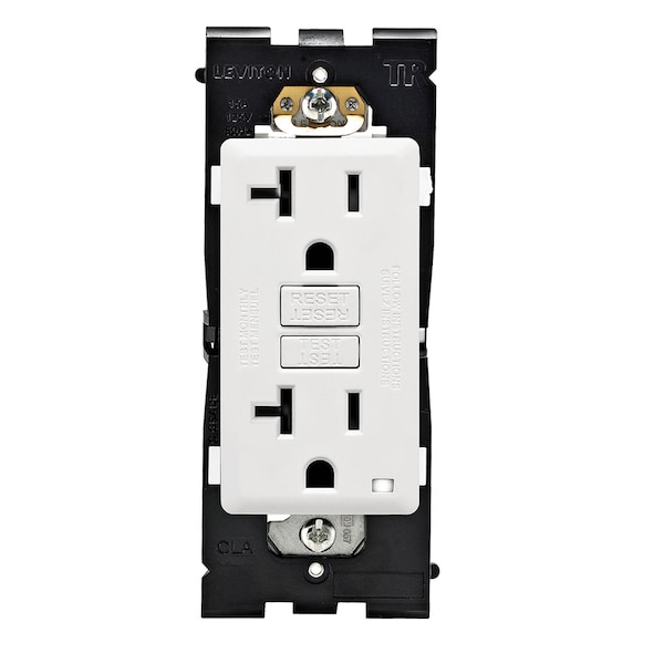 Leviton Circuit Interruptor, 20A, 125V AC, 2, 3 Poles - RGF20-WW