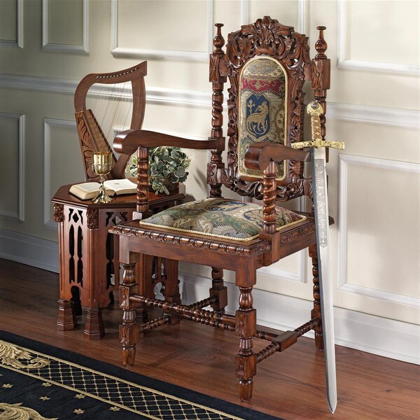 Design Toscano Charles II Chairs, Armchairs, PK 6 - AF91010