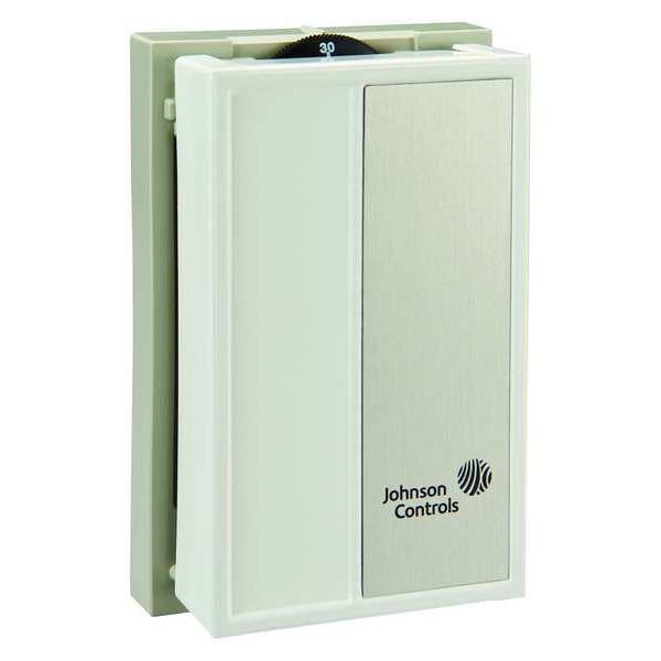Johnson Controls Humidistat, 10-90%, 120/240V AC, SPDT - W42AA-1C