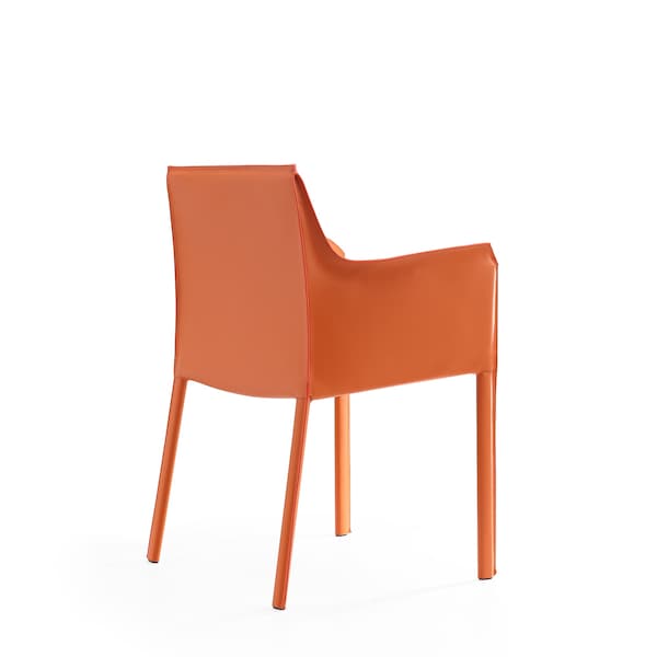 Manhattan Comfort Paris 6-Piece Dining Chairs in Coral - 4-DC3432-CO