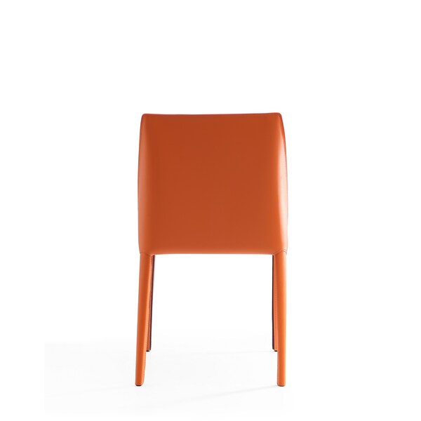 Manhattan Comfort Paris 6-Piece Dining Chairs in Coral - 4-DC3432-CO