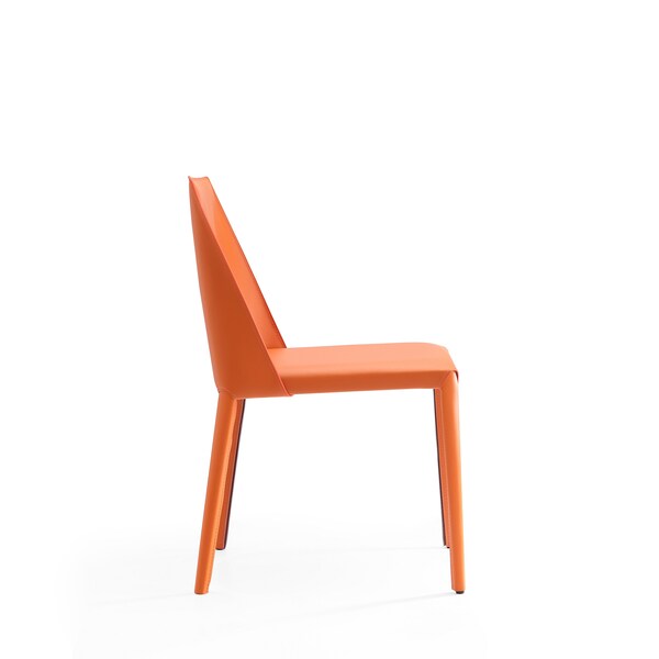 Manhattan Comfort Paris 6-Piece Dining Chairs in Coral - 4-DC3432-CO