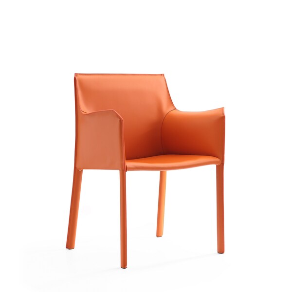 Manhattan Comfort Paris 6-Piece Dining Chairs in Coral - 4-DC3432-CO
