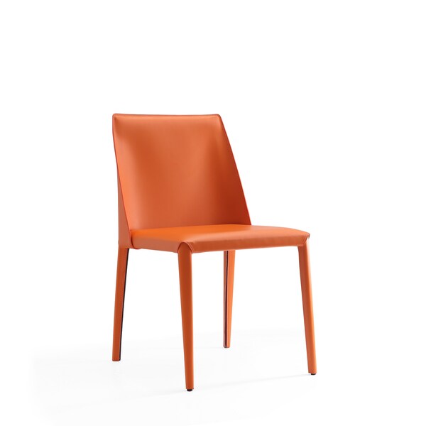 Manhattan Comfort Paris 6-Piece Dining Chairs in Coral - 4-DC3432-CO