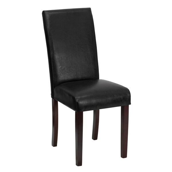 Flash Furniture 16 W, 19 L, 39 H - 4-BT-350-BK-LEA-023-GG
