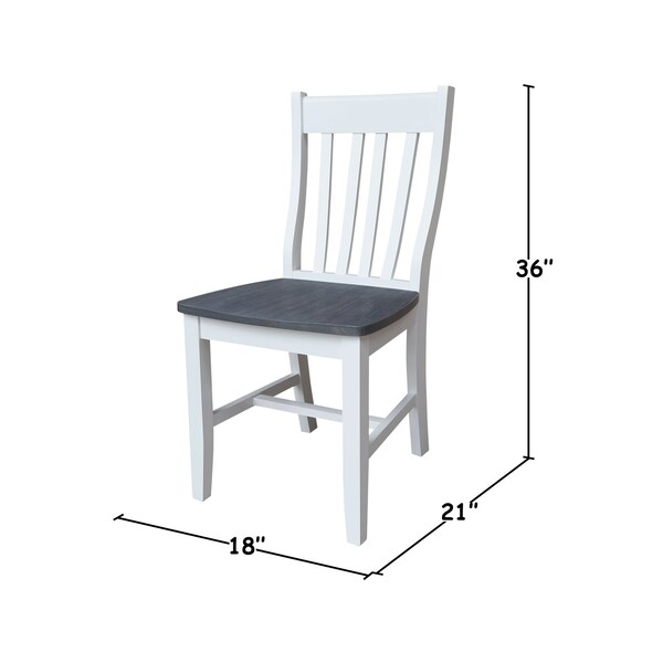 Whitewood Industries Set of Two Cafe Dining Chairs - CI05-61P