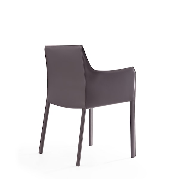 Manhattan Comfort Paris Armchair in Grey (Set of 2) - 2-DC034-GY