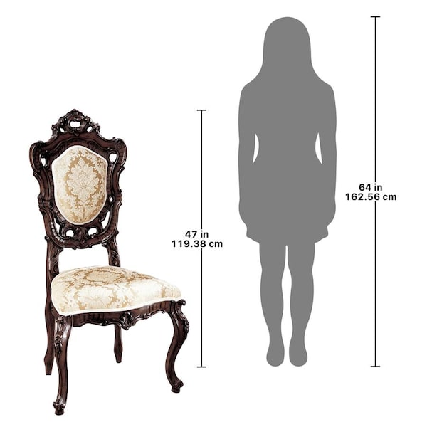 Design Toscano Toulon French Rococo Side Chair - AF1552