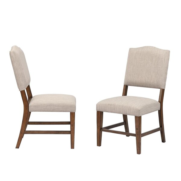 Sunset Trading Simply Brook Upholstered Dining Chair Amish Brown - Set of 2 - DLU-BR-C85-AM-2