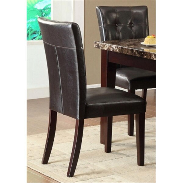 Made4Mattress Teague Side Chair in Espresso - Set of 2 - MA2422076