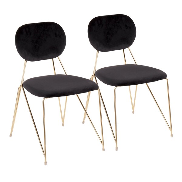 Lumisource Gwen Chair - Set of 2 PR - CH-GWEN AU+BK2