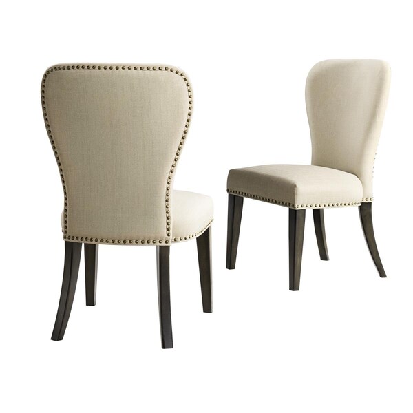 Kd Cama De Bebe Savoy Upholstered Dining Chairs - Cream, 2PK - KD3242119
